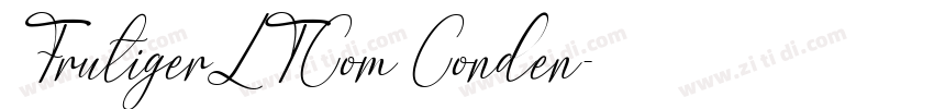 FrutigerLTCom Conden字体转换 FrutigerLTCom Conden字体转换